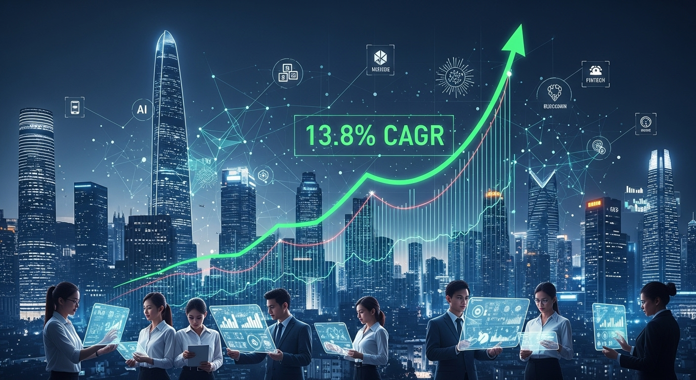 China’s Fintech Industry Booms With Projected 13.8% CAGR