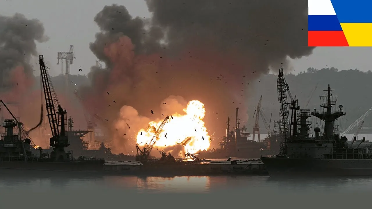 Russia destroyed four Ukrainian drone boats near Tuapse in the Black Sea