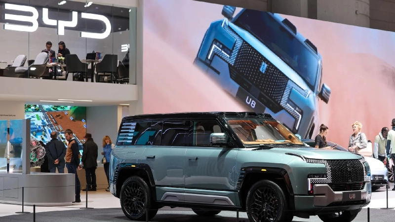 BYD targets 1.5 million overseas EV sales as global expansion offsets domestic pressure