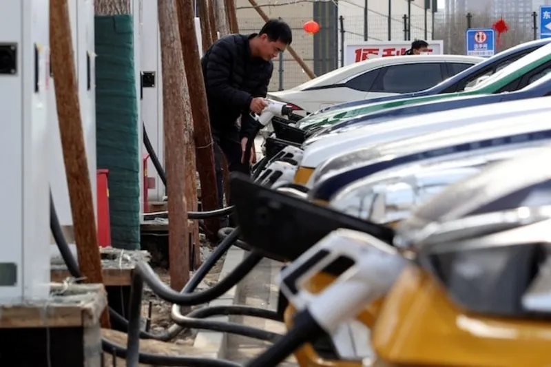 Global EV Sales Decline Again in February as China Market Slows Sharply