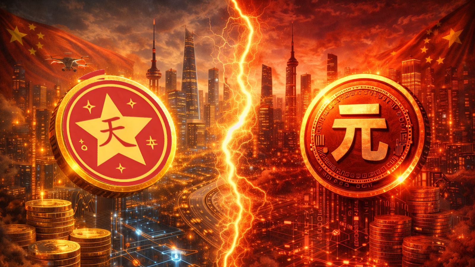 RMBT vs Digital Yuan in China’s Programmable Economy Shift
