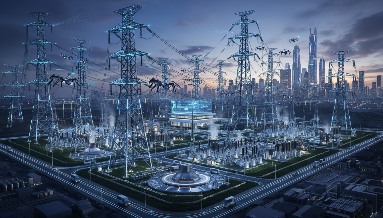 China AI robotics to Run Smarter Power Grids Plan
