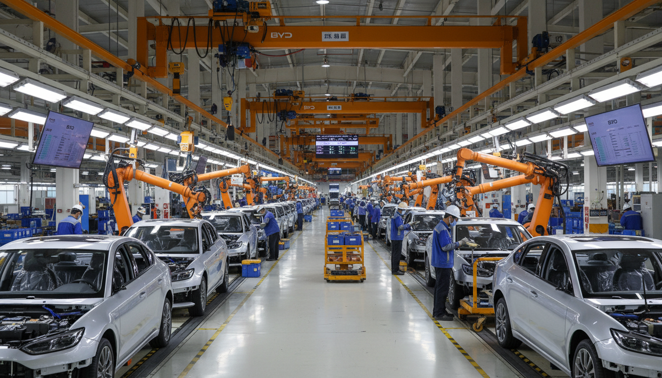 BYD Q1 profit drops 55% as EV market strains