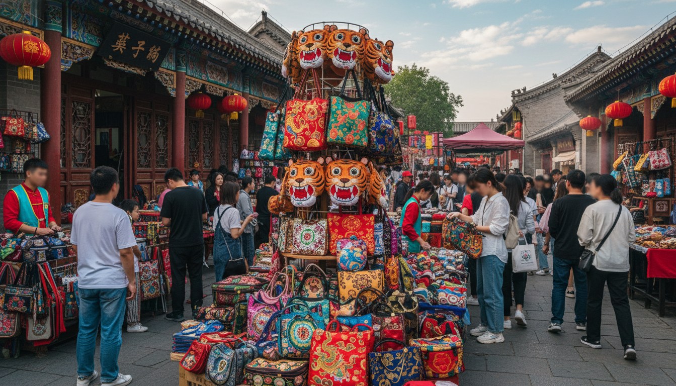 Chinese Tiger Bag Viral After Musk Beijing Visit