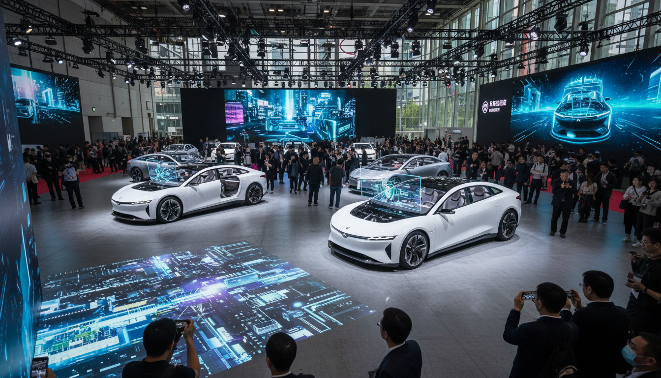 Auto China spotlights new EV tech in China race