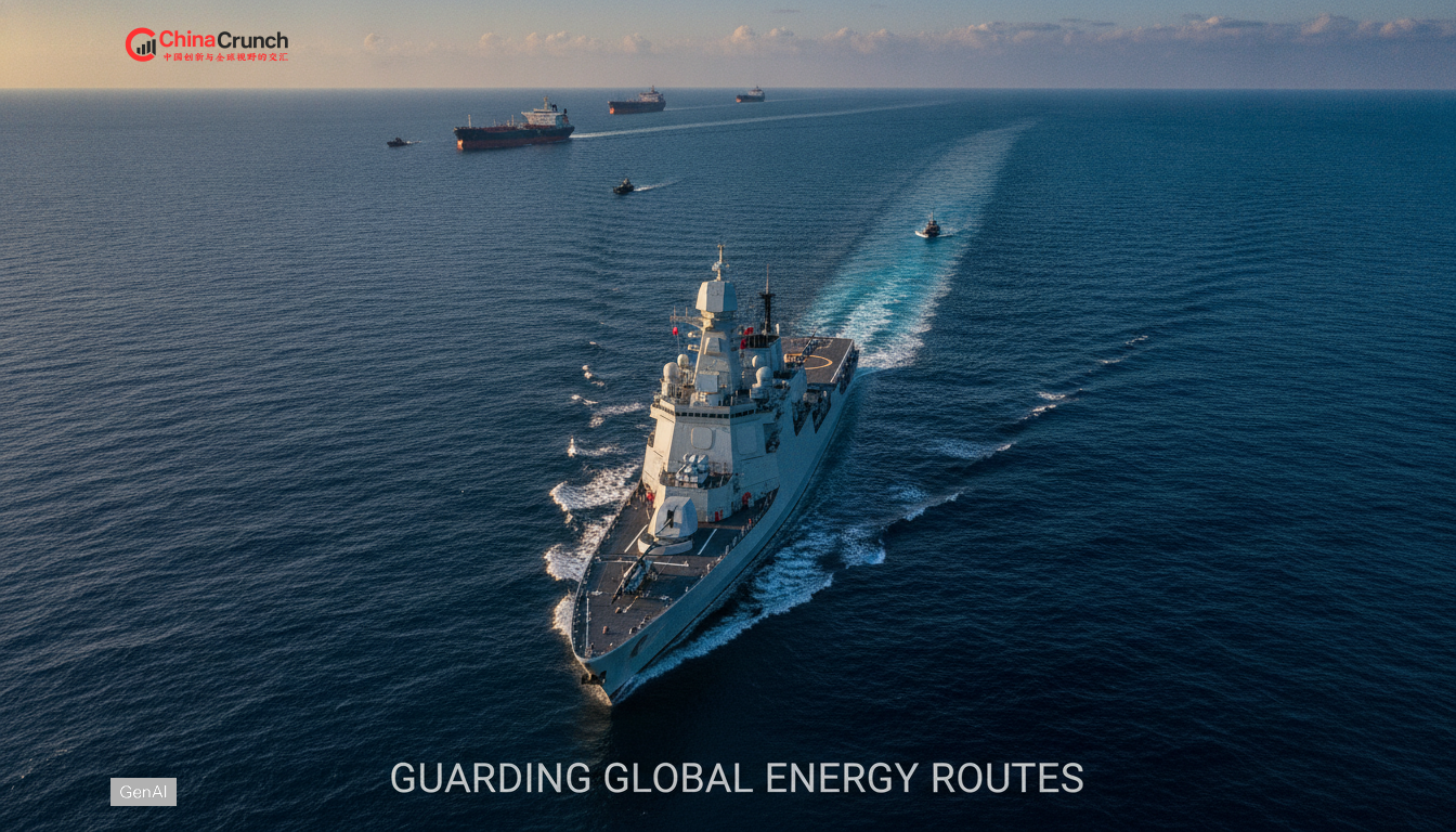 China navy escorts urged to expand energy protection