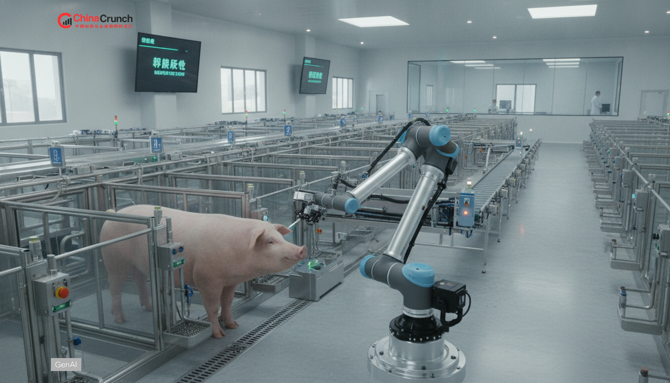 China AI robotics deploys needle-free pig vaccines
